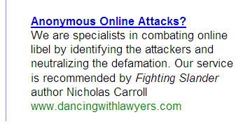 online libel and defamation